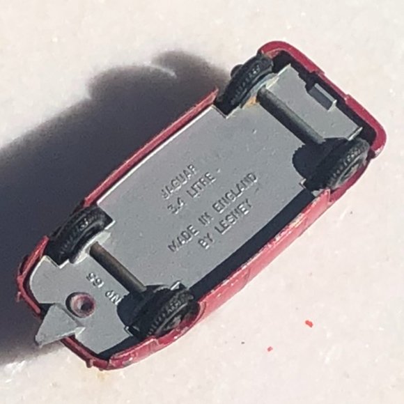 VINTAGE Lesney Jaguar 3.4 Litre Matchbox Car ❤️ - Picture 5 of 7